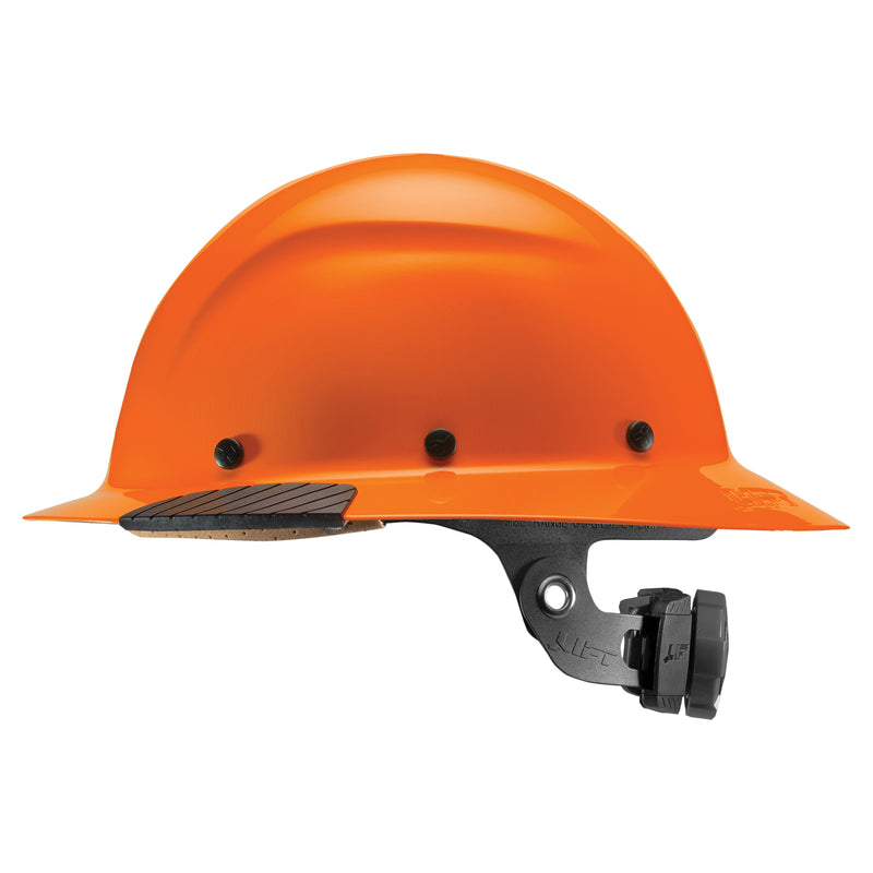 DAX Fiber Resin Full Brim Hard Hat Hi-Viz Orange - Head, Eye & Face